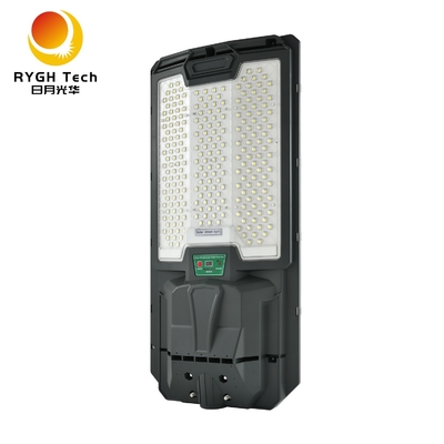 Szeroki obszar naświetlania 300 metrów kwadratowych z wysoką jasnością, diody LED 5050, zintegrowana solarna lampa uliczna LED 30W
