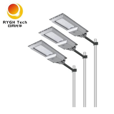 Zintegrowana solarna lampa uliczna LED 20W z radarem, pilotem i czujnikiem ruchu do chodnika, dziedzińca, ogrodu, oświetlenie drogi LED