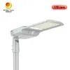 Zewnętrzne oświetlenie drogowe LED, lampy IP66, fotokomórka, lampa typu 'shoebox', aluminiowa obudowa na słup, 170lm/W, zintegrowane, 50W 100W 150W 200W, LED, oświetlenie uliczne