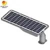 Nowa, zintegrowana inteligentna lampa uliczna All-in-One IP65, zewnętrzna, 10W LED, solarna lampa uliczna z baterią LiFePO4