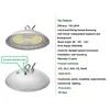 AC277 IP69K CRI 95 NSF Do żywności 100W 120W 150W UFO LED Lampa High Bay do przetwórstwa spożywczego