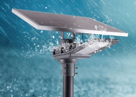 SMD 30 W IP65 Zewnętrzne solarne lampy uliczne 120 LM / W z bateryjnym panelem słonecznym