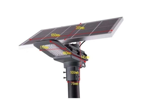 Zewnętrzny kontroler oświetlenia ulicznego LED o dużej mocy zasilany energią słoneczną