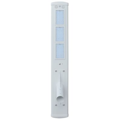 Aluminiowa zewnętrzna lampa solarna i czujnik ruchu ulicznego PIR
