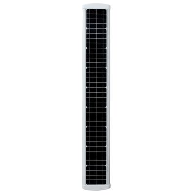 Aluminiowa zewnętrzna lampa solarna i czujnik ruchu ulicznego PIR