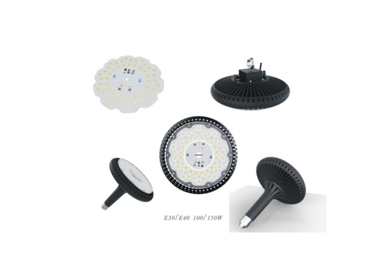 Bezzałogowa oprawa UFO High Bay IK10 IP65 Przemysłowa E40 E39 150W Do magazynu
