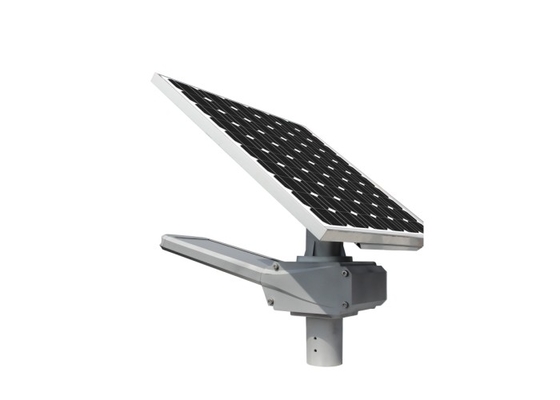 Zintegrowana lampa uliczna LED zasilana energią słoneczną 40 W 140 l / w IP65 Czujnik podczerwieni 12 V bateria