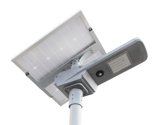 Lampy uliczne o wysokim natężeniu światła słonecznego, 140 lm / w 30W panel słoneczny Street Light IP65