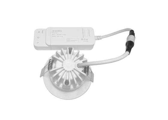 Patent 8W Wpuszczane reflektory antyodblaskowe Led, okrągłe diody LED typu AC 200-240V