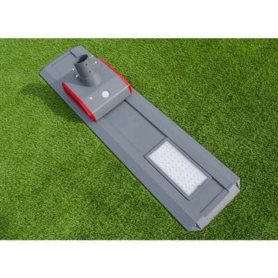 Aluminiowa obudowa Zintegrowana solarna lampa uliczna IP65 50W z kontrolą aplikacji na telefonie komórkowym
