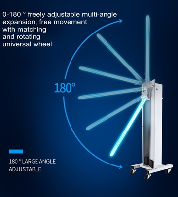 Przenośna lampa bakteriobójcza Światło dezynfekujące UV 150w Touch / Remote Control For Hospital