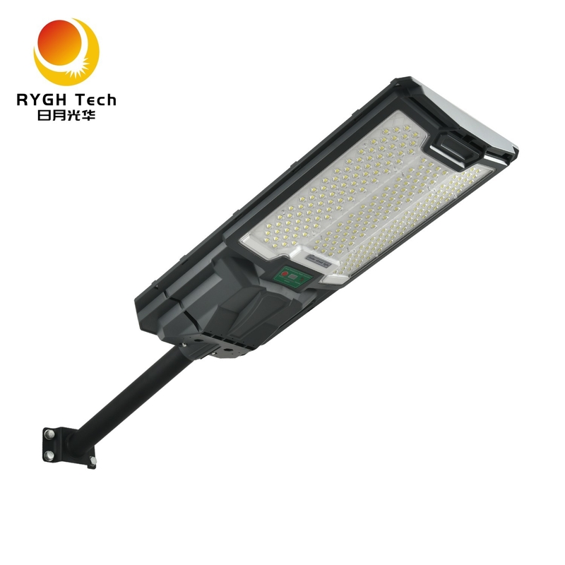 Szeroki obszar naświetlania 300 metrów kwadratowych z wysoką jasnością, diody LED 5050, zintegrowana solarna lampa uliczna LED 30W