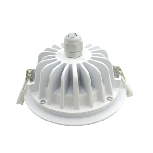 COB 9W Inteligentne ściemnialne oświetlenie sufitowe LED Bridgelux CSP Wodoodporny mieszany kolor