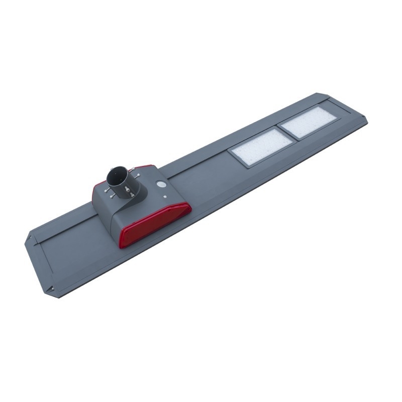 IP65 All In One Solar Led Light Street 30w-80w Szkło hartowane z panelem słonecznym