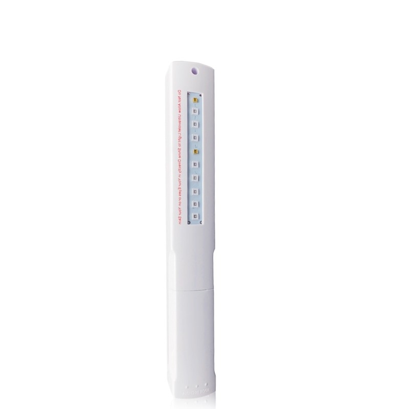 Przenośny 4-watowy sterylizator UV LED, ręczna sterylizacja światłem UV Zasilanie suchą baterią